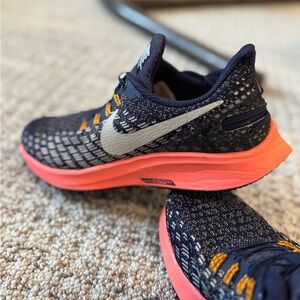 Nike Athletic Shoes - Navy and Coral